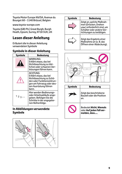 2025 Toyota bZ4X Owner's Manual | German