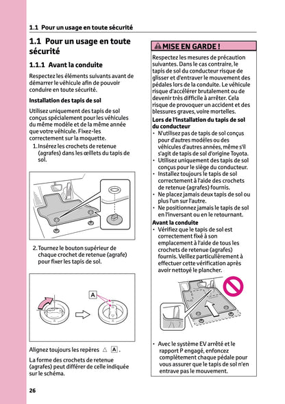 2025 Toyota bZ4X Owner's Manual | French