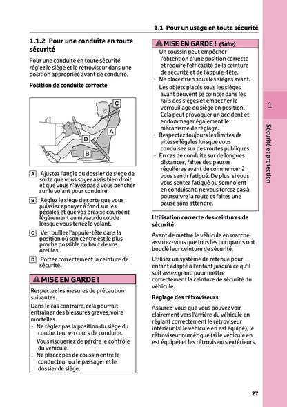 2025 Toyota bZ4X Owner's Manual | French