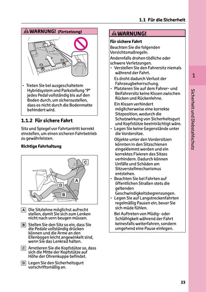 2025-2026 Toyota C-HR Plug-in-Hybrid Owner's Manual | German