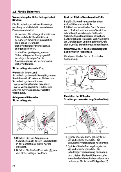 2025-2026 Toyota C-HR Plug-in-Hybrid Owner's Manual | German
