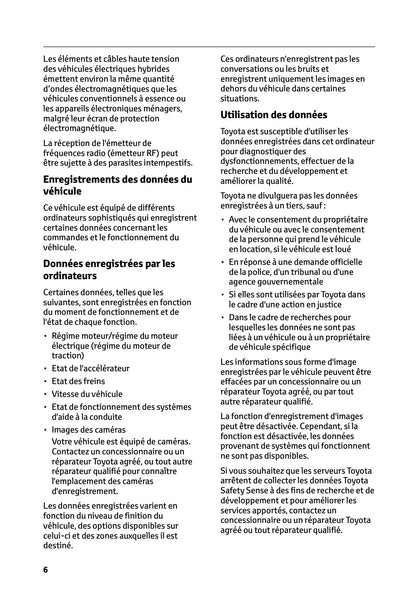 2026 Toyota C-HR Hybrid Owner's Manual | French