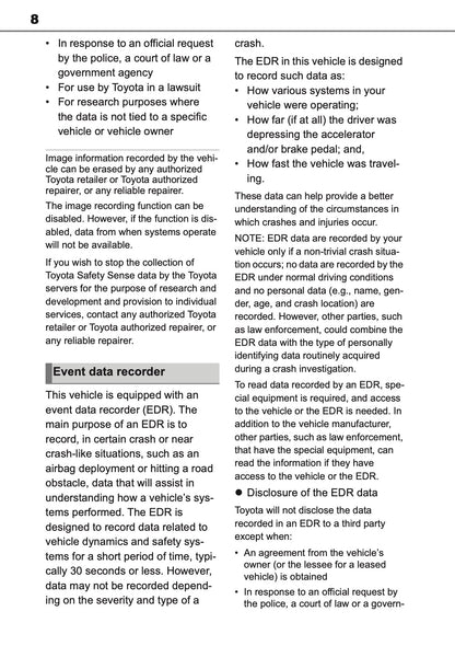 2025-2026 Toyota C-HR Plug-in-Hybrid Owner's Manual | English
