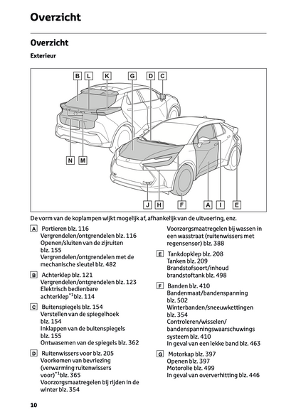 2024 Toyota C-HR Hybrid Owner's Manual | Dutch