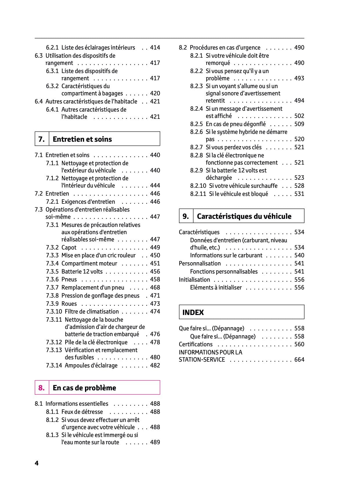 2024-2025 Toyota C-HR Plug-in-Hybrid Owner's Manual | French