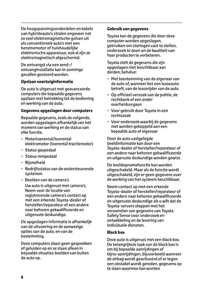 2026 Toyota C-HR Plug-in-Hybrid Owner's Manual | Dutch