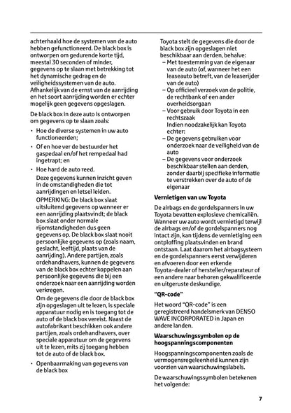 2026 Toyota C-HR Plug-in-Hybrid Owner's Manual | Dutch
