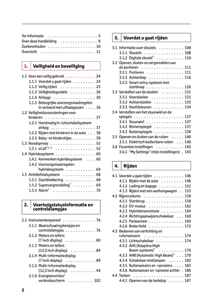 2025 Toyota Corolla Cross Hybrid Owner's Manual | Dutch