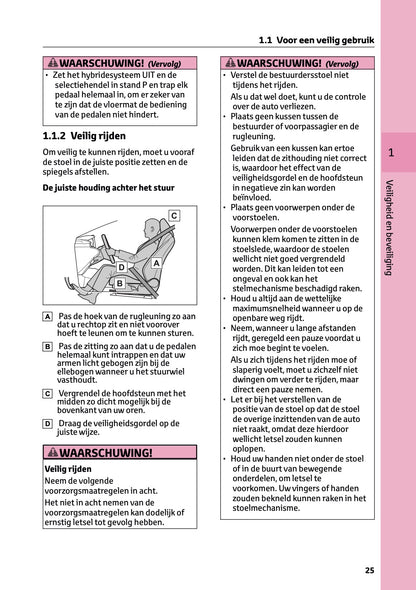 2025 Toyota Corolla Cross Hybrid Owner's Manual | Dutch