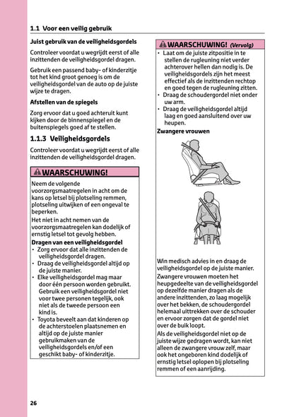 2025 Toyota Corolla Cross Hybrid Owner's Manual | Dutch