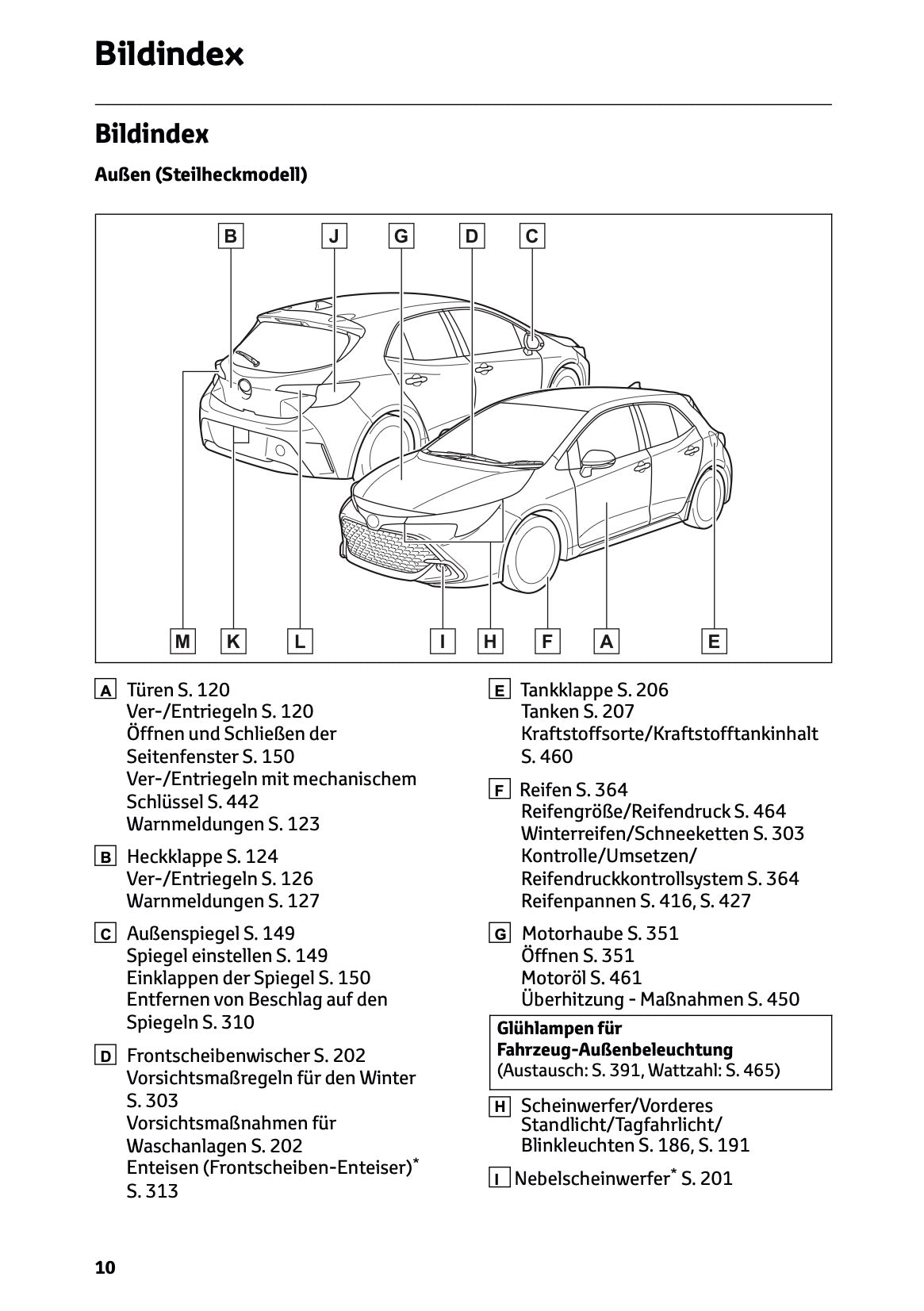 2025 Toyota Corolla Hybrid Hatchback/Touring Sports Owner's Manual | German