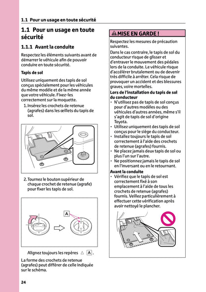 2025 Toyota Corolla Hybrid Hatchback/Touring Sports Owner's Manual | French