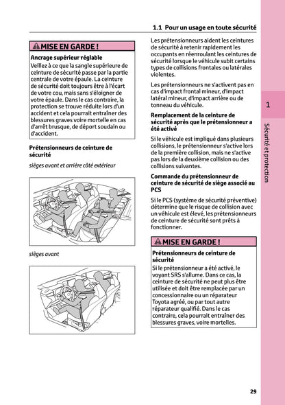 2025 Toyota Corolla Hybrid Hatchback/Touring Sports Owner's Manual | French