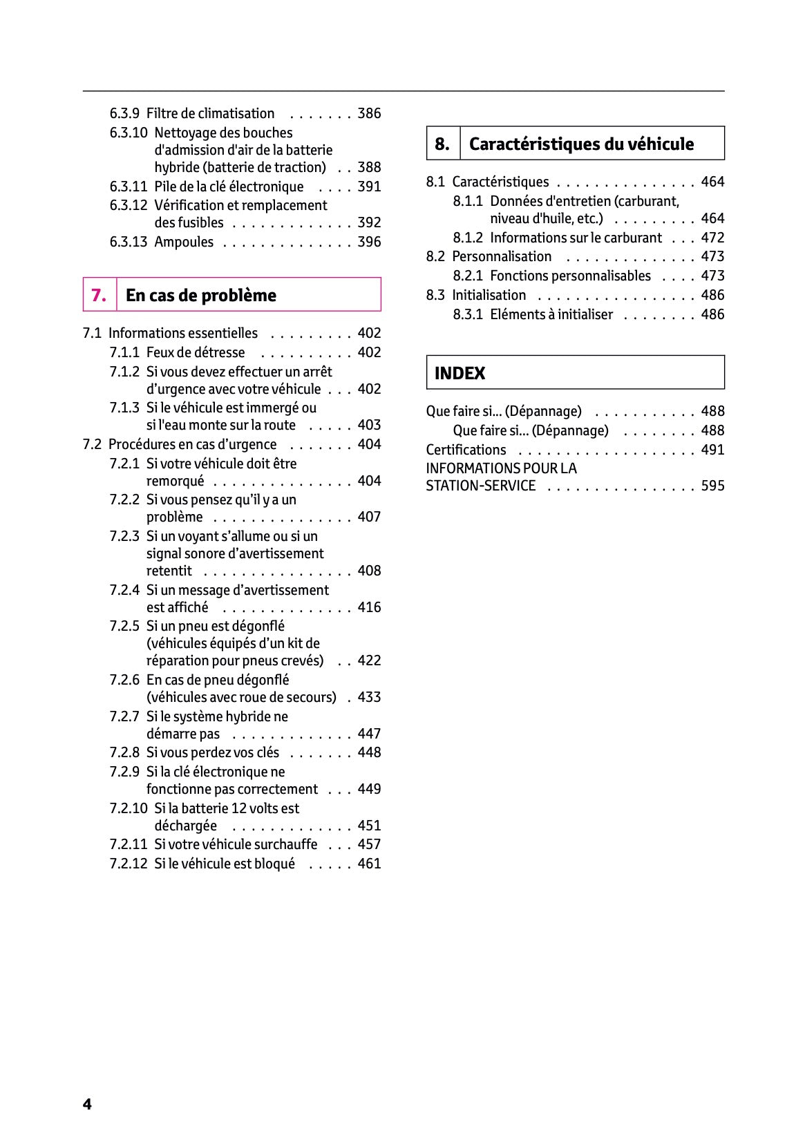 2025 Toyota Corolla Hybrid Hatchback/Touring Sports Owner's Manual | French
