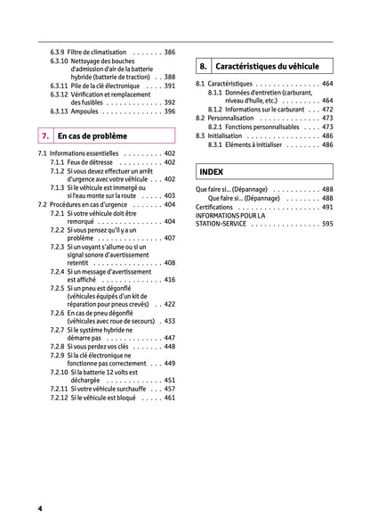 2025 Toyota Corolla Hybrid Hatchback/Touring Sports Owner's Manual | French