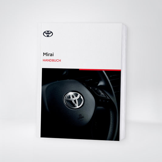 2025-2026 Toyota Mirai Bedienungsanleitung | Deutsch