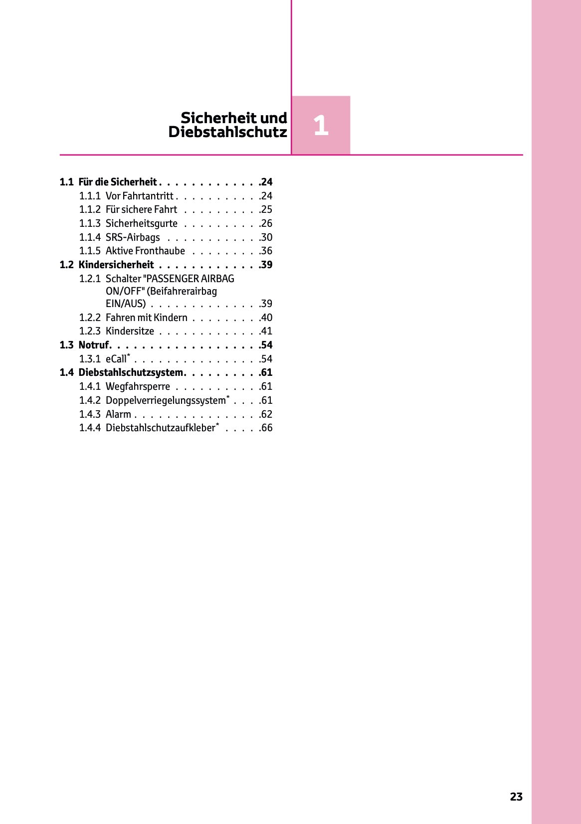 2025-2026 Toyota Mirai Owner's Manual | German