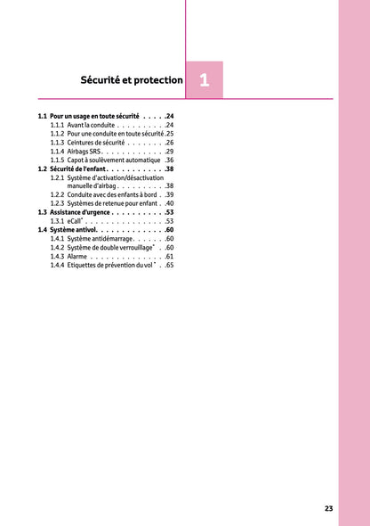 2025-2026 Toyota Mirai Owner's Manual | French