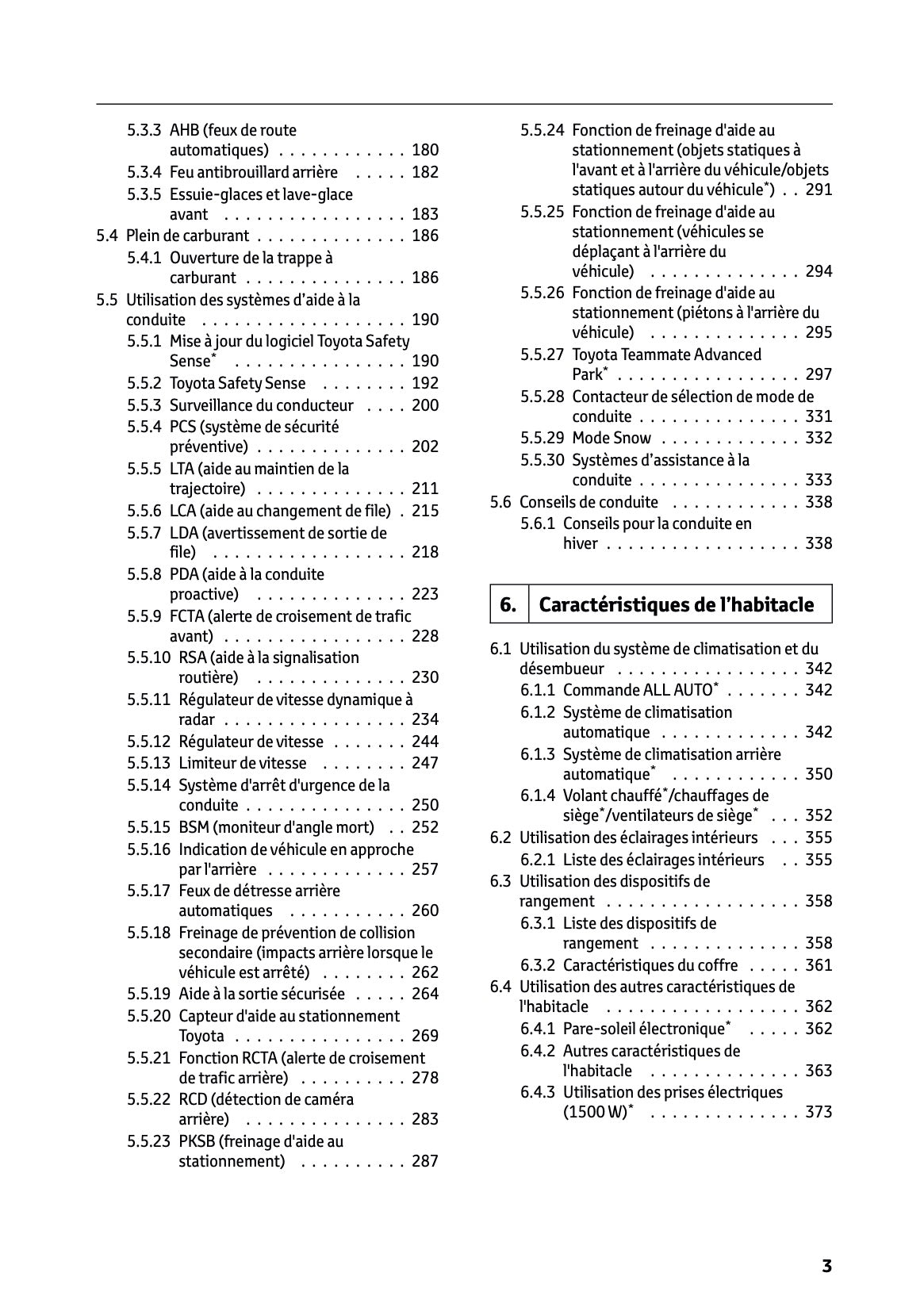 2025-2026 Toyota Mirai Owner's Manual | French