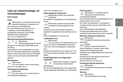 2021-2022 Toyota Proace Van/Proace Verso Owner's Manual | Dutch