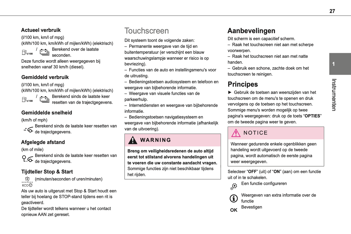 2021-2022 Toyota Proace Van/Proace Verso Owner's Manual | Dutch