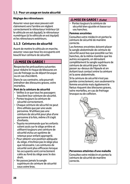 2026 Toyota RAV4 Hybrid Owner's Manual | French