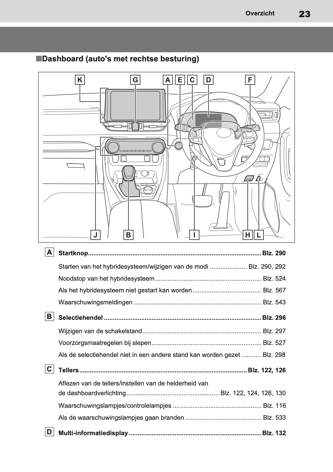 2020-2021 Toyota RAV4 Hybrid Owner's Manual | Dutch