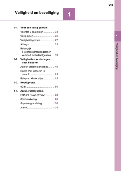 2020-2021 Toyota RAV4 Owner's Manual | Dutch