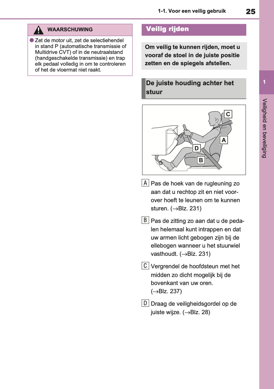 2020-2021 Toyota RAV4 Owner's Manual | Dutch