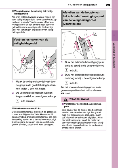 2020-2021 Toyota RAV4 Owner's Manual | Dutch