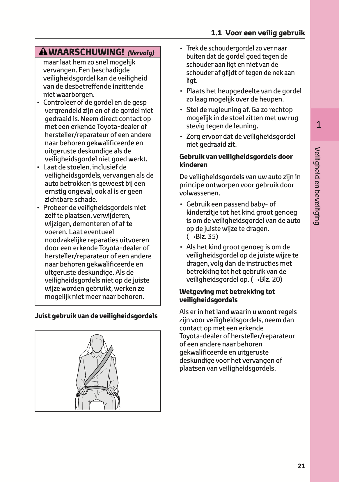 2021-2022 Toyota RAV4 Owner's Manual | Dutch