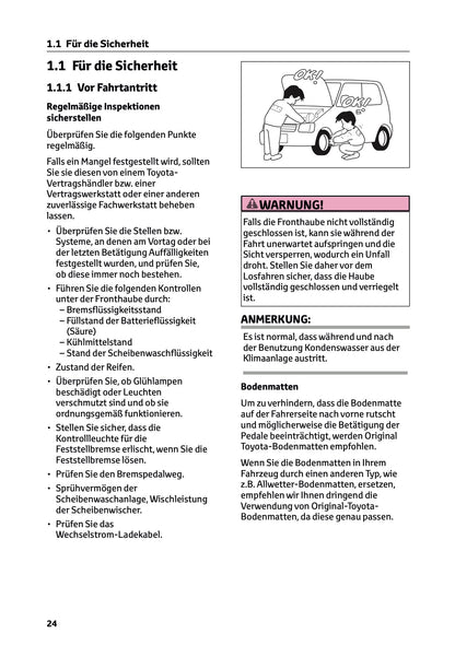 2025-2026 Toyota Urban Cruiser Bedienungsanleitung | Deutsch