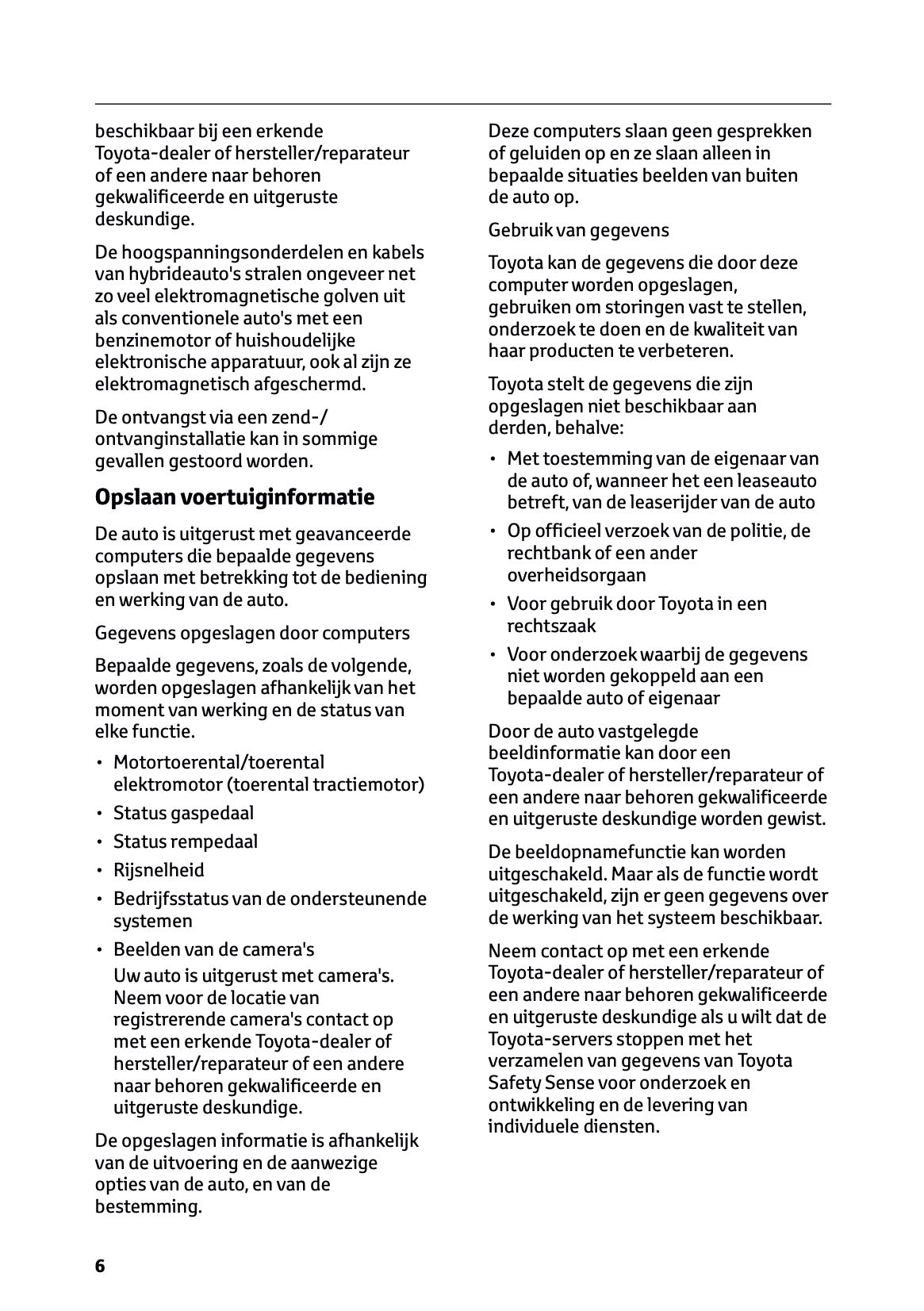 2024 Toyota Yaris Cross Hybrid Owner's Manual | Dutch