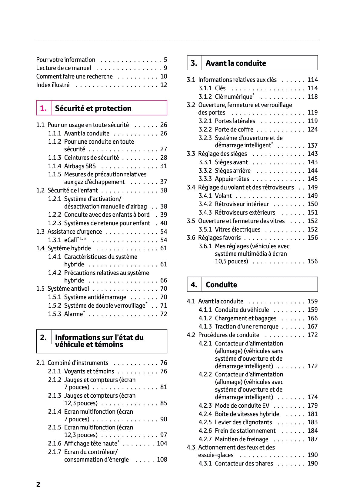 2026 Toyota Yaris Cross Hybrid Owner's Manual | French