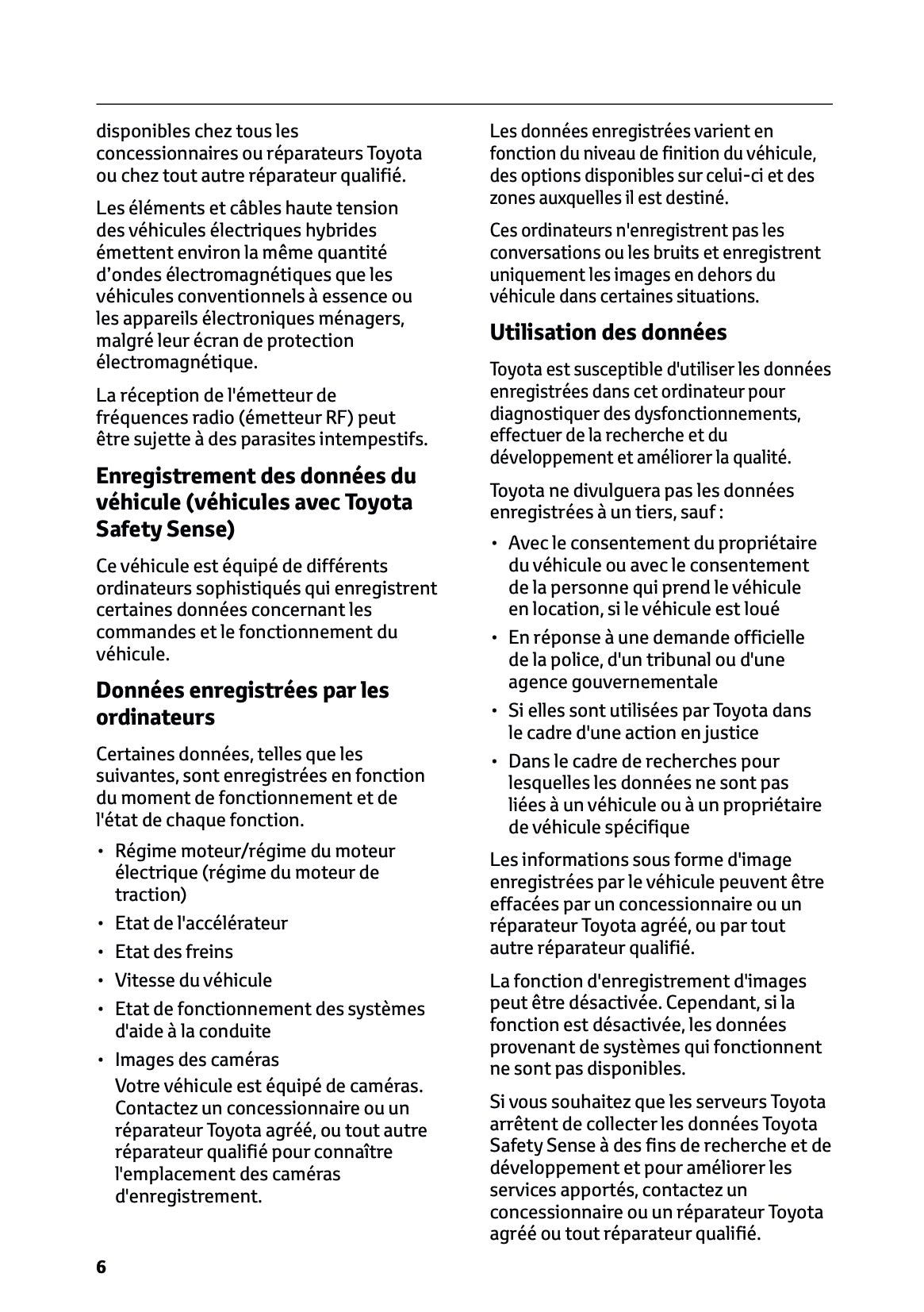 2026 Toyota Yaris Cross Hybrid Owner's Manual | French