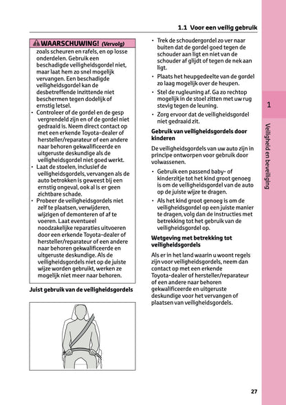 2026 Toyota Yaris Hybrid Owner's Manual | Dutch