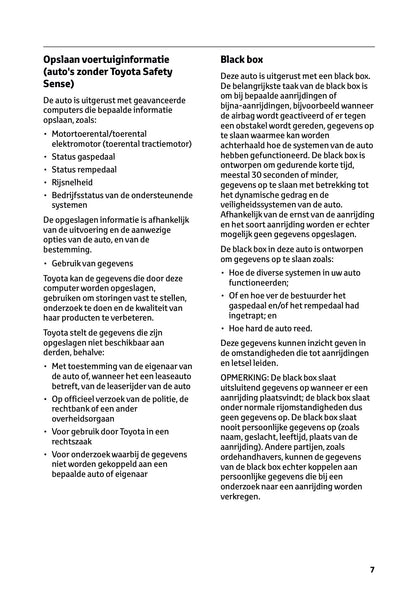 2026 Toyota Yaris Hybrid Owner's Manual | Dutch