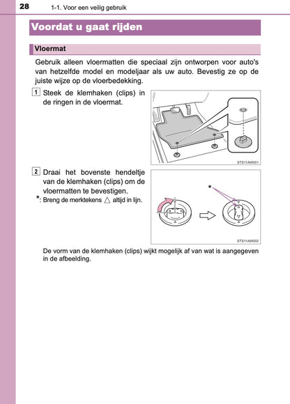 2016-2017 Toyota Yaris Owner's Manual | Dutch
