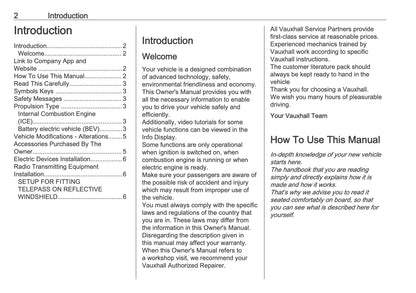 2026 Vauxhall Movano Owner's Manual | English