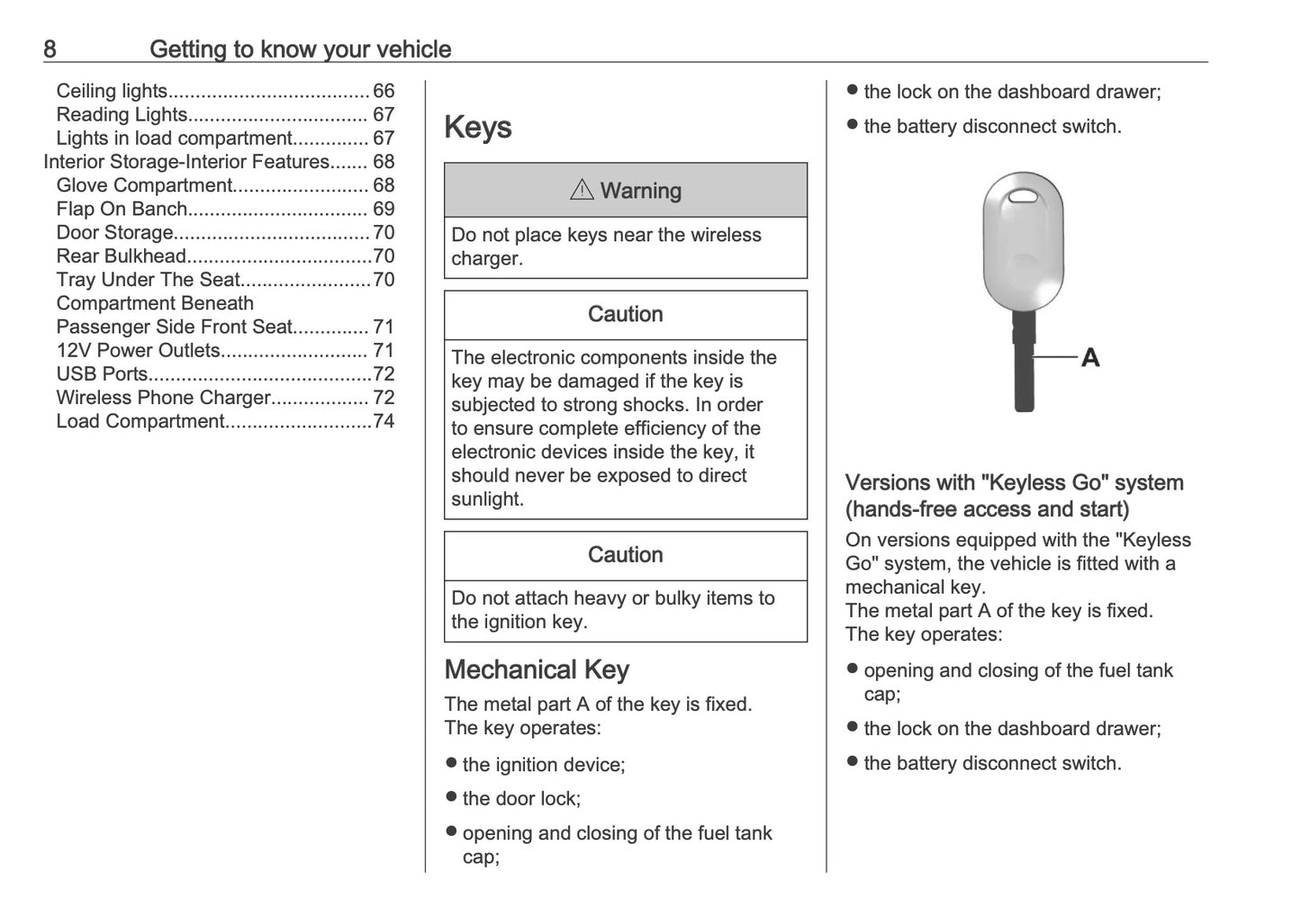 2026 Vauxhall Movano Owner's Manual | English