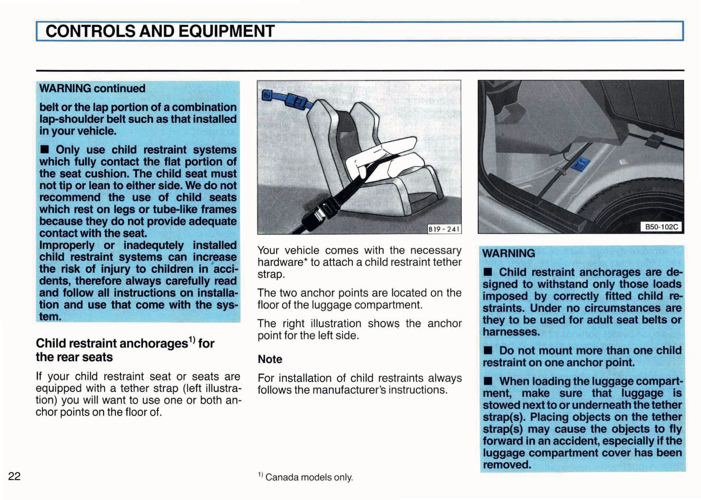 1994 Volkswagen Corrado Owner's Manual | English