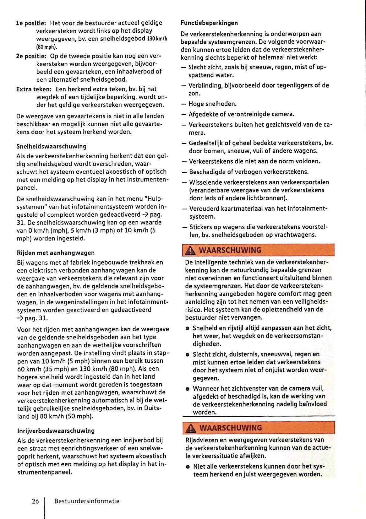 2020 Volkswagen Golf eHybrid / Golf GTE Bedienungsanleitung | Niederländisch