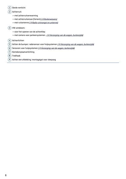 2020 Volkswagen Passat GTE/Passat Variant GTE Owner's Manual | Dutch