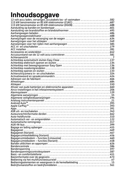 2020 Volkswagen Passat GTE/Passat Variant GTE Owner's Manual | Dutch