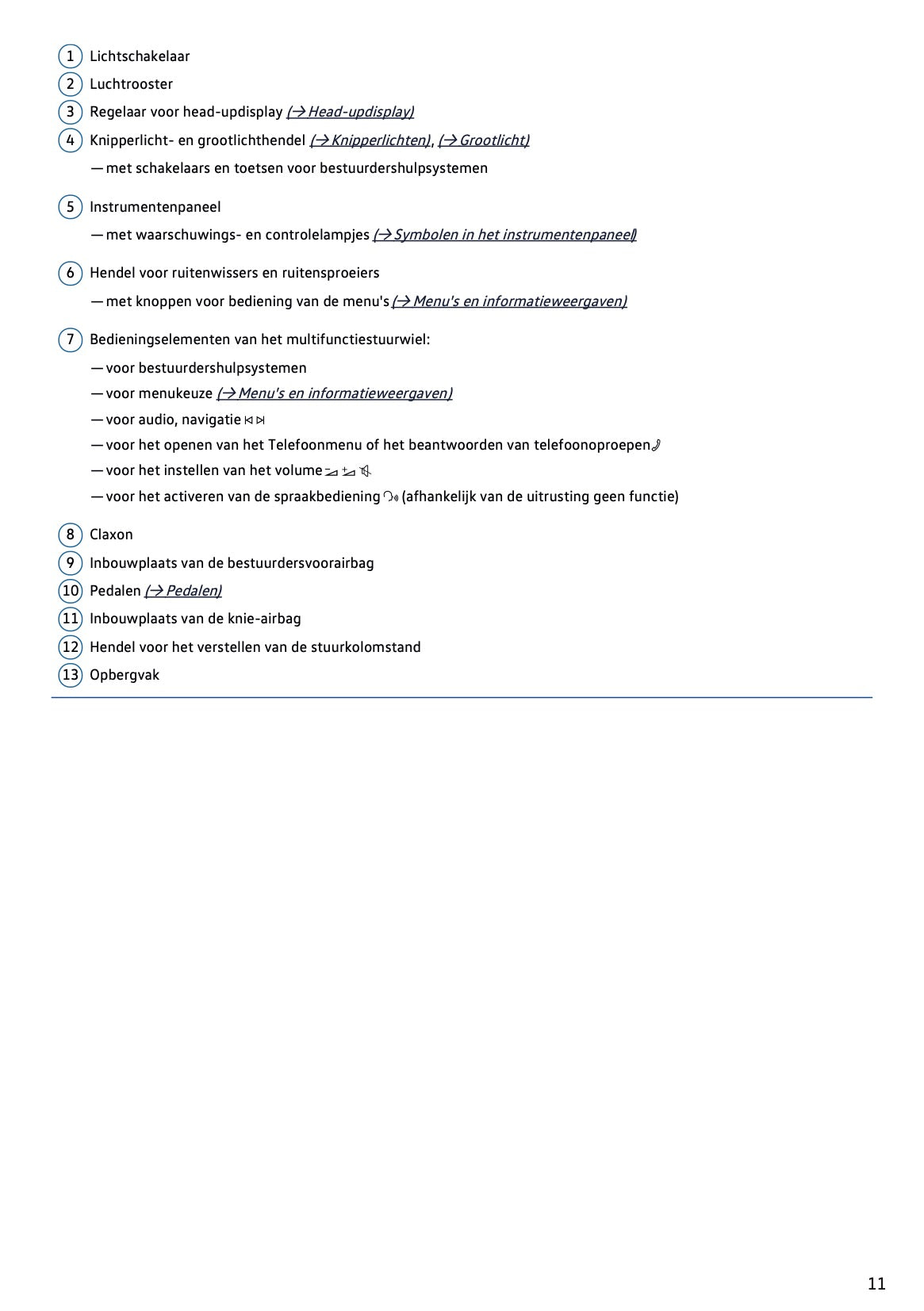 2020 Volkswagen Passat GTE/Passat Variant GTE Owner's Manual | Dutch