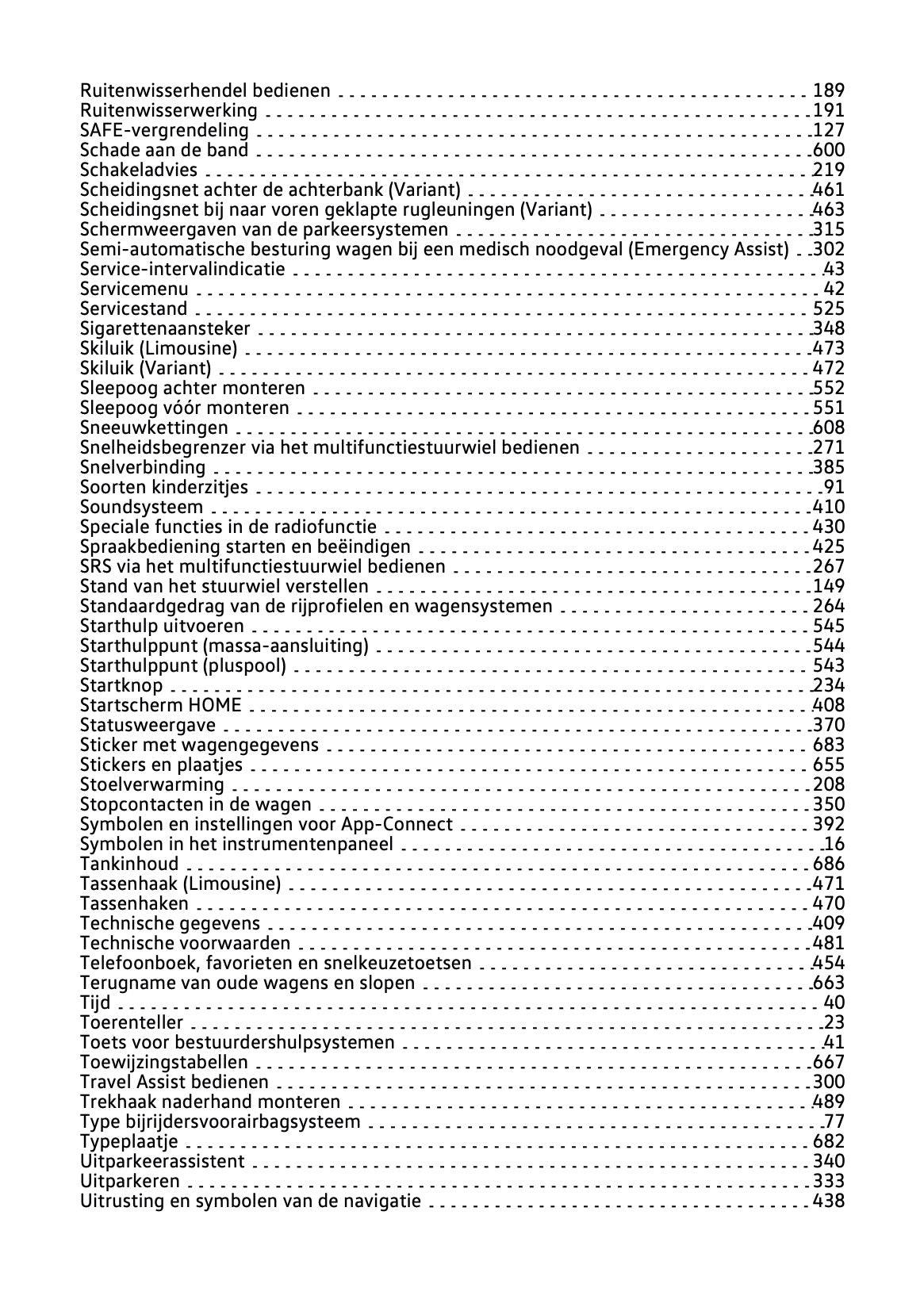 2020 Volkswagen Passat GTE/Passat Variant GTE Owner's Manual | Dutch
