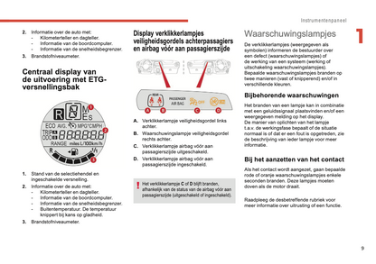 2018-2022 Citroën C1 Owner's Manual | Dutch