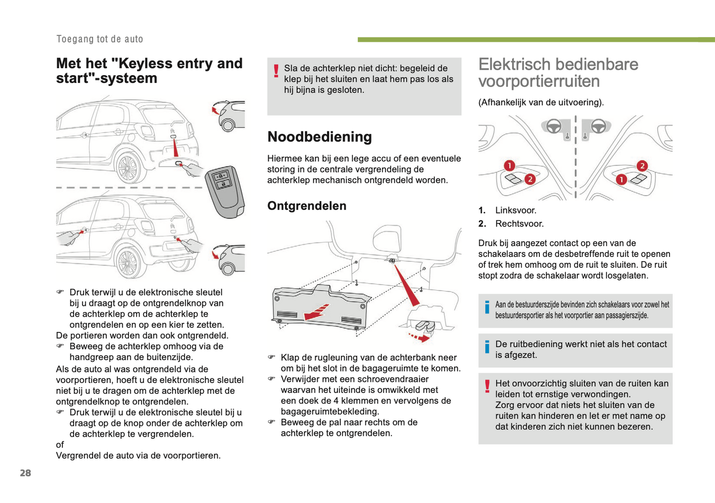 2018-2022 Citroën C1 Owner's Manual | Dutch