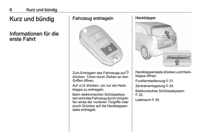 2020-2021 Opel Crossland Bedienungsanleitung | Deutsch