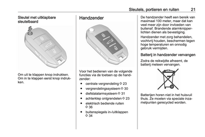 2020-2022 Opel Crossland Bedienungsanleitung | Niederländisch